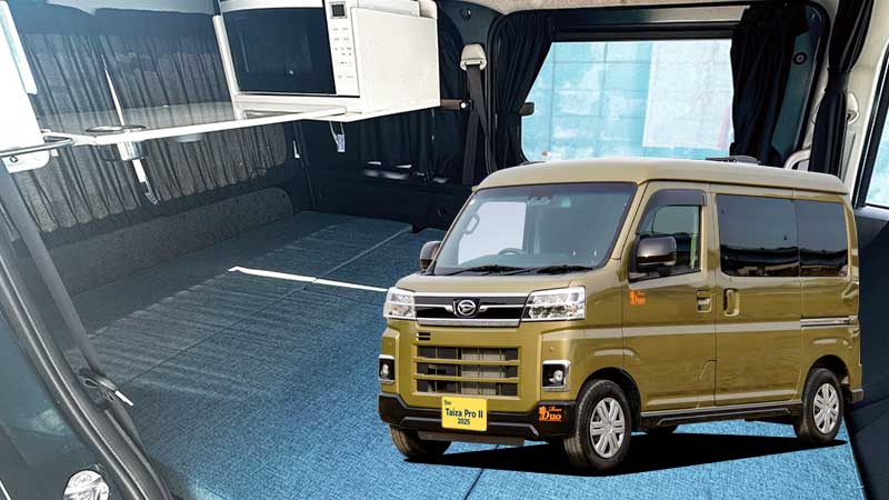 軽キャンパー タイザ プロ Ⅱ 2025・ステージ21
